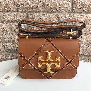 Brown Tory Burch Chain Bag